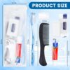 25 Sets Personal Hygiene Kit, Disposable Toothbrushes with Toothpaste Floss Comb Soap and Cover, Toiletry Kits Homeless Bulk for Women,Men,Travel