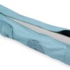 Gaiam Cargo Yoga Mat Bag, Full-Zipper Yoga Mat Carrier with Adjustable Strap, Front & Exterior Phone Pocket with Earbuds Slit, Stylish & Functional Fitness Mat Holder for Women & Men