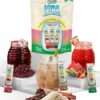 Hydration + Energy Sugar-Free Powder Packets |Electrolyte Agua Fresca Drink Mix, Caffeine & Theanine |Hibiscus, Horchata, Strawberry Watermelon |15 Single Serve Sticks |Low Calorie