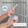 Cocofloss Cocobrush, Ultra-Soft Manual Toothbrush, Dentist-Designed, Gentle on Gums, Made from Recycled Plastic, Rainbow Set, Multipack of 4