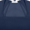 LASLULU Womens Sexy Square Neck Crop Top Ribbed Seamless Long Sleeve Workout Tops Halter Neck Athletic Yoga