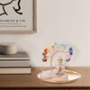 INNOLITES 7 Chakra Crystal Tree and Buddha Statue Set, Yoga Meditation Decor, Money Tree and Buda Statue for Home Living Room Office Shelf Decor Wealth and Luck