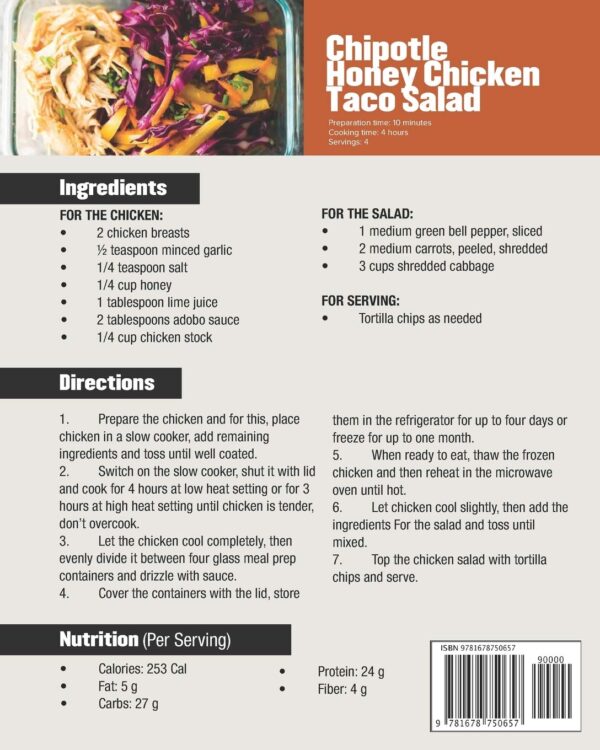 Gluten-Free & Dairy-Free Meal Prep Cookbook: Easy and Satisfying Recipes without Gluten or Dairy | Save Time, Lose Weight and Improve Health | 30-Day Meal Plan
