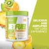 GAT SPORT JetFuel Tropic Thunderburst Thermo Powder for Fat Burning, ZumXR Caffeine, Carnitine, Theanine, for Men & Women, 60 Servings