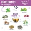TAOISTEA Detox Tea 14 Day Herbal Tea, Detox Cleanse for Weight Loss, Colon Cleanse and Digestive Health- 1 Morning Boost Tea (14 Bags) & 1 Night Cleanse Tea (7 Bags)