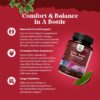 Vegan Uric Acid Cleanse and Detox - Daily Kidney Cleanse and Uric Acid Support for Adults - Tart Cherry Extract Capsules with Detox Cleanse Herbal Blend for Men and Women's Joints Kidneys and More