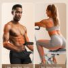 Sportsroyals Pink Squat Machine for Home,Rodeo Core Exercise Machine,330lbs Foldable,Adjustable 4 Resistance Bands,Ride & Rowing Machine for Botty Glutes Butt Thighs,Ab Back/Leg Press Hip Thrust…