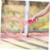 Happyyami 2pcs Cartoon Style Tennis Racket for Pink Outdoor Fitness Equipment for Fun Play Activity for and Fitness Games