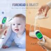 Forehead Thermometer for Adults and Kids, Digital Infrared Thermometer with Fever Alarm, FSA HSA Eligible, Fast Accurate Results, Easy to use