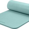 Retrospec Solana Yoga Mat 1" Thick With Nylon Carry Strap for Men & Women - Non Slip Exercise Mat for Home Yoga, Pilates, Stretching, Floor & Fitness Workouts