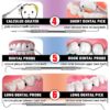 Antonki 6 Pack Dental Tools, Plaque Remover for Teeth Cleaning Dental Pick Hygiene Kit, Stainless Steel Professional Tooth Scraper Tartar Removal Cleaner for Home Use - with Case