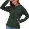 Hoodies for Women Sweatshirt Loose Batwing Sleeve Thumbhole Fall Sweaters with Pockets
