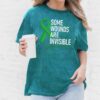 Womens Mental Health Matters Shirts Green Ribbon Awareness T-Shirt Inspirational Tee Top