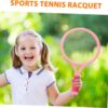 2pcs Pink Cartoon Tennis Racket for Outdoor Fitness Equipment for Fun Racquet for Playing and Engaging Activities Lightweight and Colorful Design