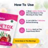 Detox Tea - Herbal Blend with Dandelion, Ginseng, and Ginger - Supports A Healthy Weight, Digestive Health - Vegan, All Natural, Laxative-Free - Peach Flavor (28 Servings)