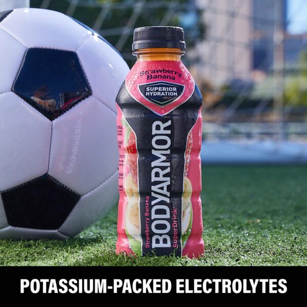 BODYARMOR Sports Drink Sports Beverage, Pineapple Coconut, Coconut Water Hydration, Natural Flavors With Vitamins, Potassium-Packed Electrolytes, Perfect For Athletes, 16 Fl Oz (Pack of 12)