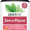 Zenwise Health ZenoPause for Menopause Relief | Digestive Health, Bone Density and Gut Balance | Probiotics, Green Tea and Black Cohosh - 60 Count