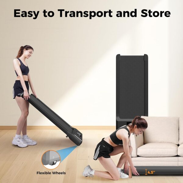 71Mre9iSLcL._AC_SL1500_.jpg SupeRun Walking Pad, Under Desk Treadmill, 3 in 1 Portable Treadmill with Remote Control LED Display, 2.5 HP Quiet Walking Jogging Machine for Office Home Use, 300 Lbs Capacity