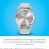 Garmin vívomove Trend, Stylish Hybrid Smartwatch, Long-Lasting Battery Life, Dynamic Watch Hands and Touchscreen Display, Mist Gray
