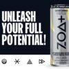 ZOA+ Pre-Workout Energy Drink Supplement - NSF Certified for Sport with Zero Sugar, Nitric Oxide Support, B & D Vitamins, Amino Acids, and Electrolytes (Coconut Lemonade)