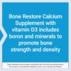 71NB6QdmzxL._AC_SL1500_.jpg Life Extension Bone Restore – Helps Maintain Healthy Bone Density - Calcium, Vitamin D3, Magnesium, Zinc, Boron and Other Bone-Healthy Minerals - Non-GMO, Gluten-Free – 120 Capsules