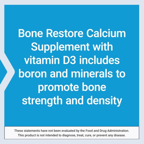 71NB6QdmzxL._AC_SL1500_.jpg Life Extension Bone Restore – Helps Maintain Healthy Bone Density - Calcium, Vitamin D3, Magnesium, Zinc, Boron and Other Bone-Healthy Minerals - Non-GMO, Gluten-Free – 120 Capsules