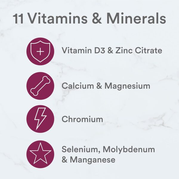 SmartyPants Kids Mineral Chews: Magnesium Citrate & Calcium Supplement with Vitamin D3, Vitamin C, K2, Zinc & Selenium for Immune Support, 60 Count (30 Day Supply)