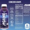 A-GAME Sports Drink, Concord Grape, The Ultimate Hydration Sports Beverage for Athletes, 8 Essential Vitamins including B, C, & E plus Natural Sea Salt Electrolytes, All Natural Flavors & Sweeteners, Gluten Free, 16 Fl Oz (Pack of 12)