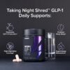 InnoSupps Night Shred™ GLP-1 | Nighttime Fat-Burner + Sleep Support | Appetite, Metabolism & Stress Support | Akkermansia + Ashwagandha | 60 Capsules. 30 Servings.