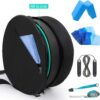 Yoga Wheel Set (11-in-1),Yoga Wheel Back Wheel for Back Pain, Yoga Blocks 2 Pack with Strap, Resistance Bands,Yoga Wheel Bag, Jump Rope, Perfect Yoga Accessory for Stretching and Improving Backbends