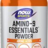 NOW Foods Sports Nutrition, Amino-9 Essentials™ Powder, Enhanced Protein Synthesis, Amino Acids, 330-Grams