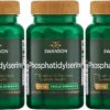 Swanson Phosphatidylserine Memory Brain and Cognitive Health Support Phospholipid Triple-Strength Complex Supplement 300 mg 30 Capsules (3 Pack)