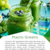MacroLife Naturals Macro Greens Powder 38 Superfood Probiotic Antioxidant Enzyme & Herbal Supplement Immunity Energy Cleanse - Non-GMO Vegan Gluten-Free Dairy-Free - 10oz (30 Servings)