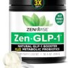 Zenwise Health ZenGLP-1™ - Natural GLP1 with Probiotic for Women & Men + Metabolic Probiotics to Help Control Hunger & Cravings and Support Digestive Health - GLP-1 Supplement Support, 30-Day Serving