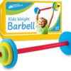 Modern Innovations Kids Barbell Weight Set, Toy Workout Equipment, Kid Weights for Exercise, Toddler Fun & Fitness (Colorful)…