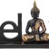 Buddha Statue Buddah Buda - Buddah Statue for Home Decoration,Laughing Buddha Statue for Yoga feng Shui Meditation Spiritual Room Decor,Buddha Decor Indoor, Relax Budha Zen Decor