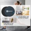 Exercise Core Sliders, Dual Sided Exercise Gliding Discs Use on Carpet or Hardwood Floors, Light and Portable, Perfect for Abdominal&Core Workouts