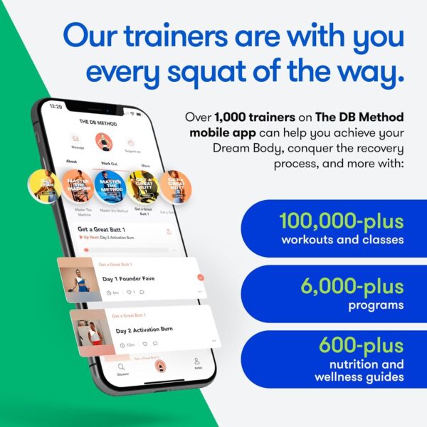 71Nx670dqTL._AC_SL1500_.jpg The DB Method Squat Machine, Workout Equipment for Home Gym, Exercise Leg and Glutes, Low Impact Lower Body Fitness Workouts, Training for Total-Body, Easy Setup, Foldable for Storage