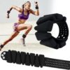 Prodigen Wrist & Ankle Weights for Women, Wearable Silicon Arm & Leg Weights, Size Adjustable Ankle Weights，Wearable Bracelet for Strength Training Walking Running Yoga Pilates Jogging for Men Set of 2
