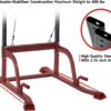 Power Tower Pull Up Bar Station Multi-Function Adjustable Strength Training Equipment Home Gym Strength Training Workout Equipment 440LBS