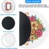YAZMEEN Funny Brain Mousepad，Mental Health Matters Mouse Pad with Stitched Edge Non-Slip Rubber Base，Office Gift Home Office Computer Desk Accessories，Round Mouse Mat for Laptop Gaming Supplies