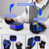 Rehabilitation Robot Gloves Upgrade Hemiplegia Hand Stroke Recovery Equipment with USB Chargeable and Strength Adjustment