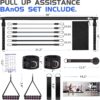 Pilates Bar Kit with Resistance Bands, Workout Sets for Women & Men, Qicool Pilates Resistance Bands Exercise Fitness Equipment Home Gym Yoga, Multifunctional Full Body