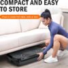 Vibration Plate Exercise Machine, Whole Body Workout Vibration Plate for Lymphatic Drainage, 240 Adjustable Speeds Power Vibrating Plate Home Fitness Platform for Shaping, Max Weight 330lbs