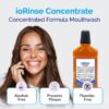 ioRinse Concentrated Irrigant with Active Molecular Iodine, Alcohol-Free Dental Irrigant, for use with Waterpik Water Flossers, and All Other Oral Irrigation Devices