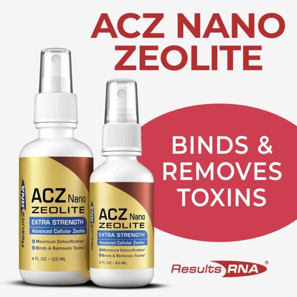 Results RNA – Ultimate Body Detox Extra Strength System – ACS 200 Silver/ACZ Nano Zeolite/ACG Glutathione are Clinically (2 oz - 30 Day)
