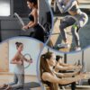 Pilates Ring Fitness Circle 14" Yoga Rings Magic Circle with Dual Padded Handles for Toning Arms, Thighs/Legs & Core，Home Exercise Equipment ﻿