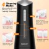 Water Dental Flosser Teeth Pick Cordless Oral Irrigator with 300ml 5 Tips 4 Modes USBCharger Portable Travle Irrigation Cleaner IPX7 Electric Irrigador Dental for Teeth Cleaning (Black)