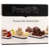 PROTIFIT - Low Calorie Snack Bar for Healthy Diets, High Protein, 15g Protein, Low Carb, Low Sugar, Ideal Protein Compatible, 7 Servings Per Box (Variety Pack)