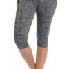 FITTOO Women's Yoga Capris Leggings Pockets Workout Pants
